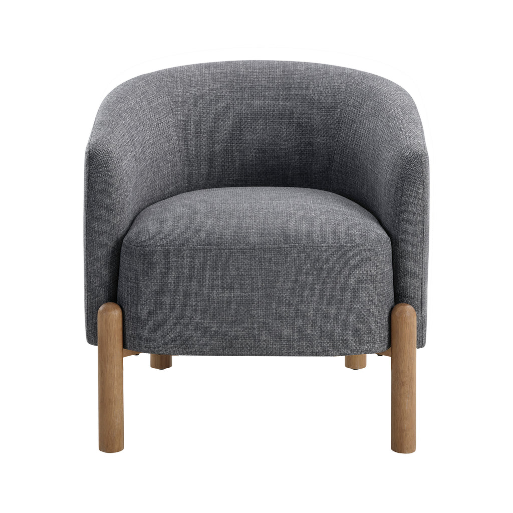 Textured Fabric Accent Chair