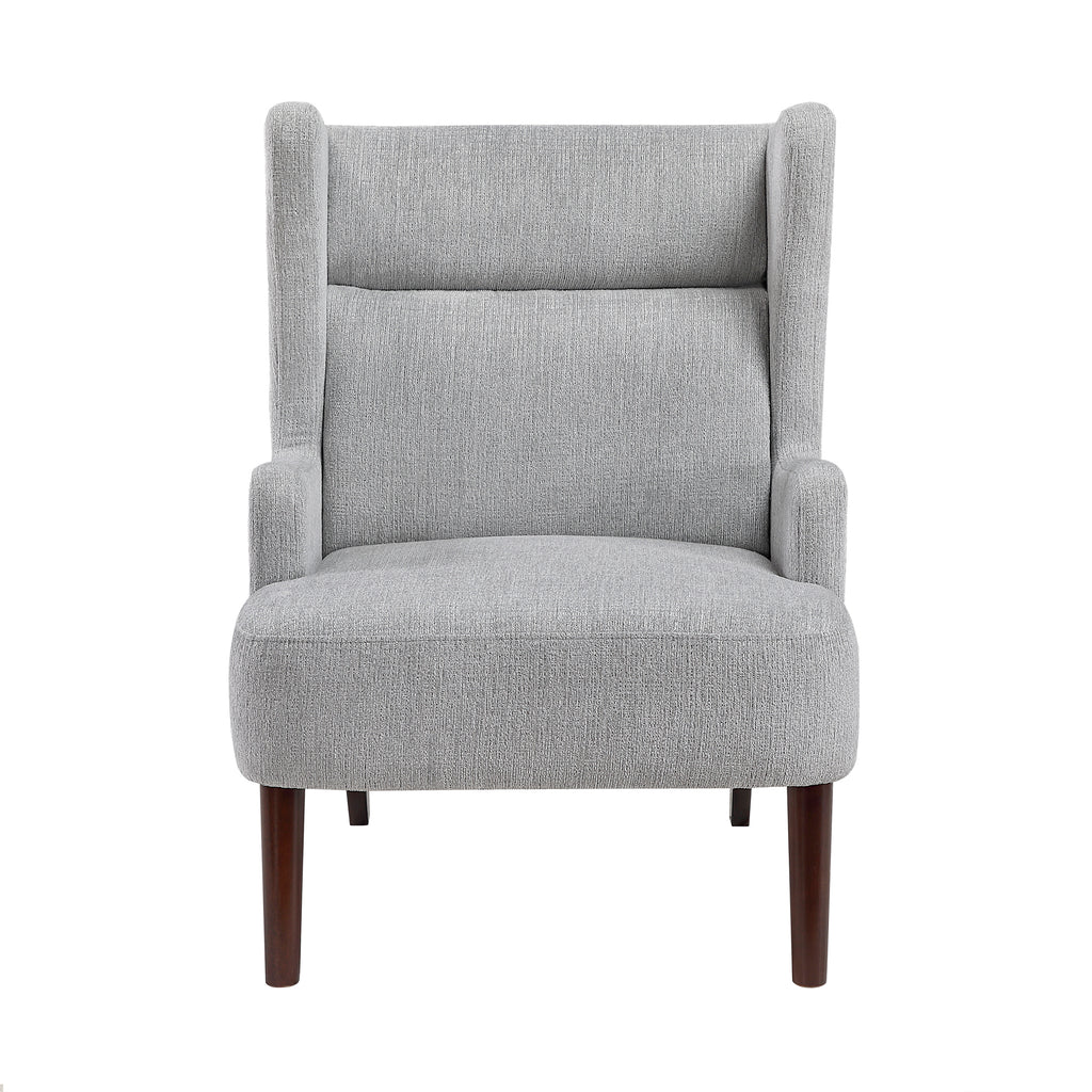 Chenille Fabric Accent Chair