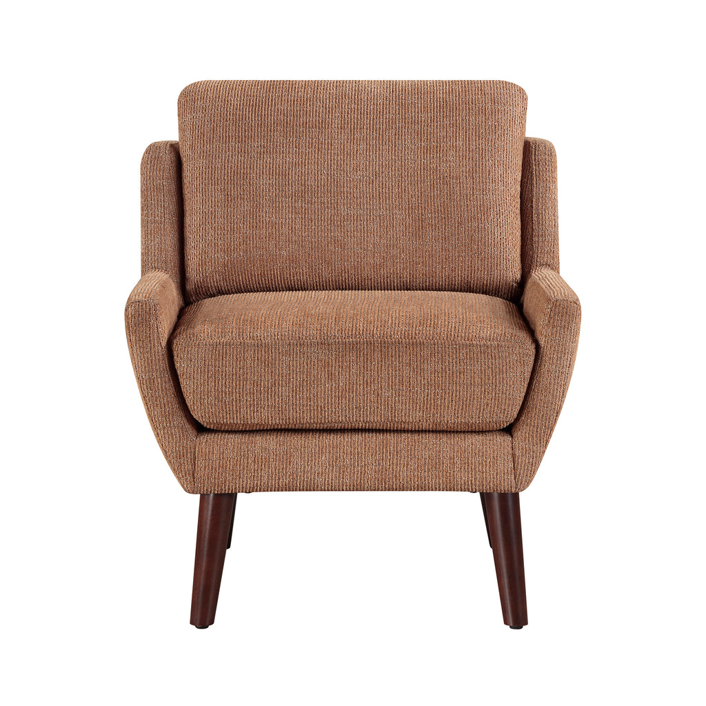Chenille Fabric Accent Chair