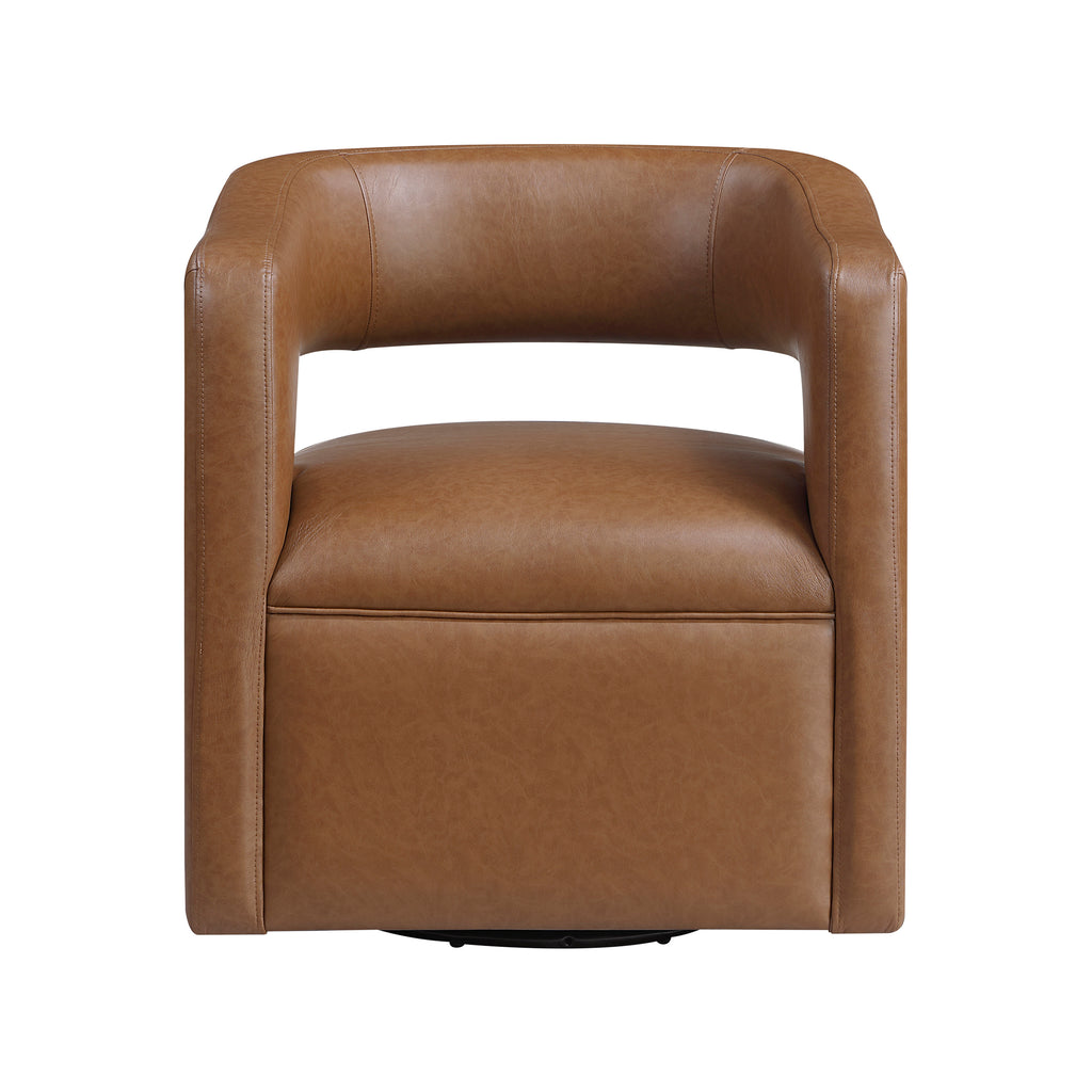 Faux Leather Swivel Chair