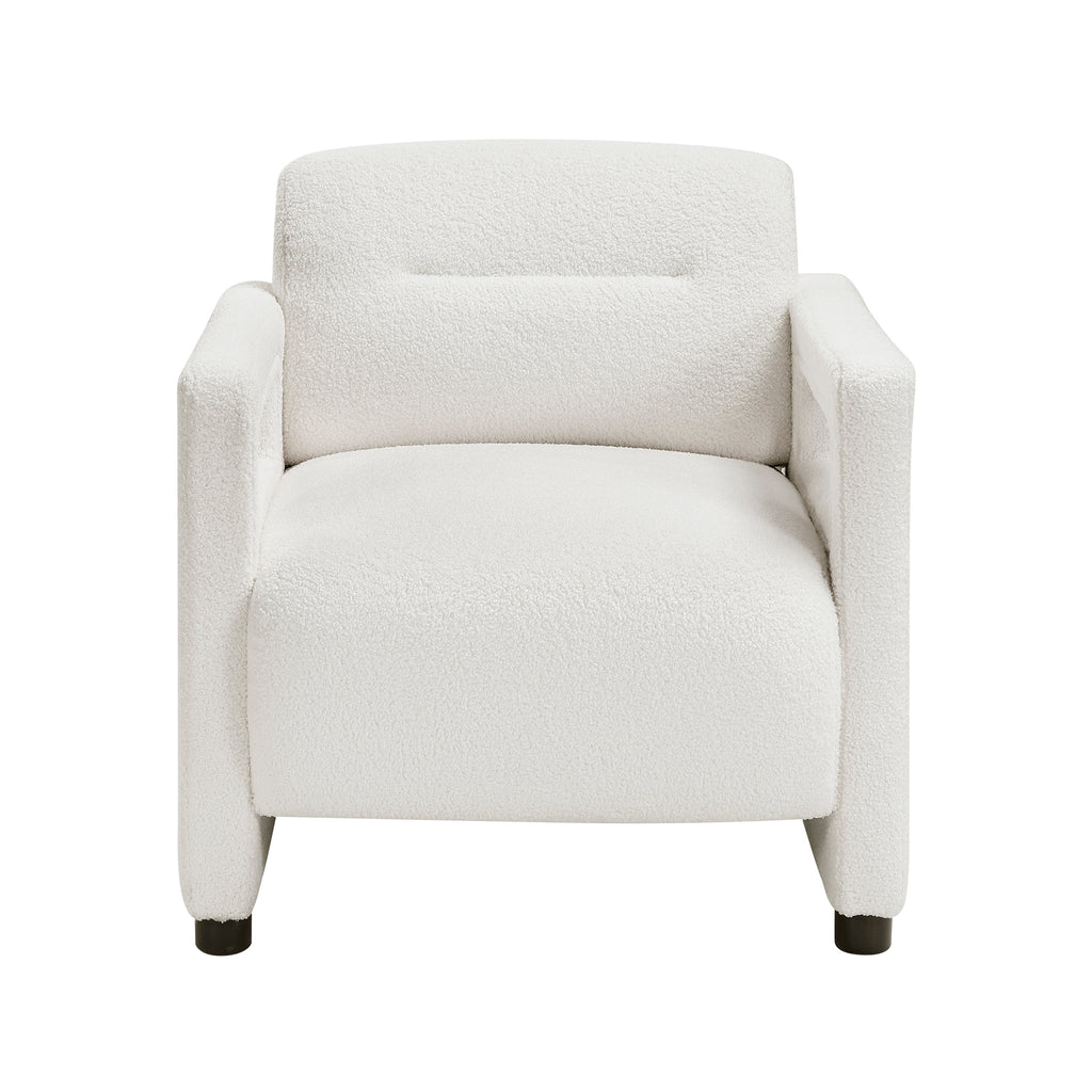 Boucle Fabric Accent Chair