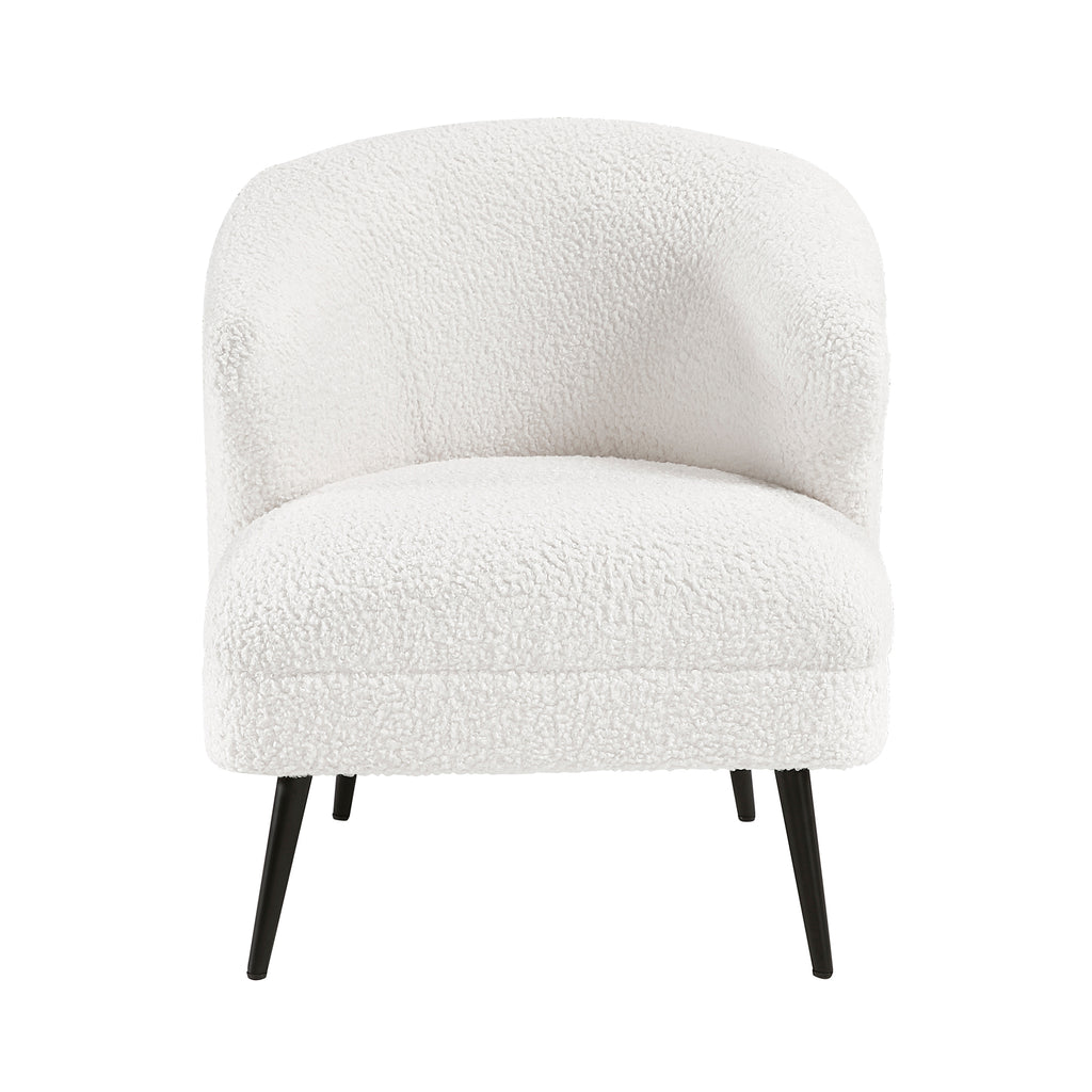 Boucle Fabric Accent Chair