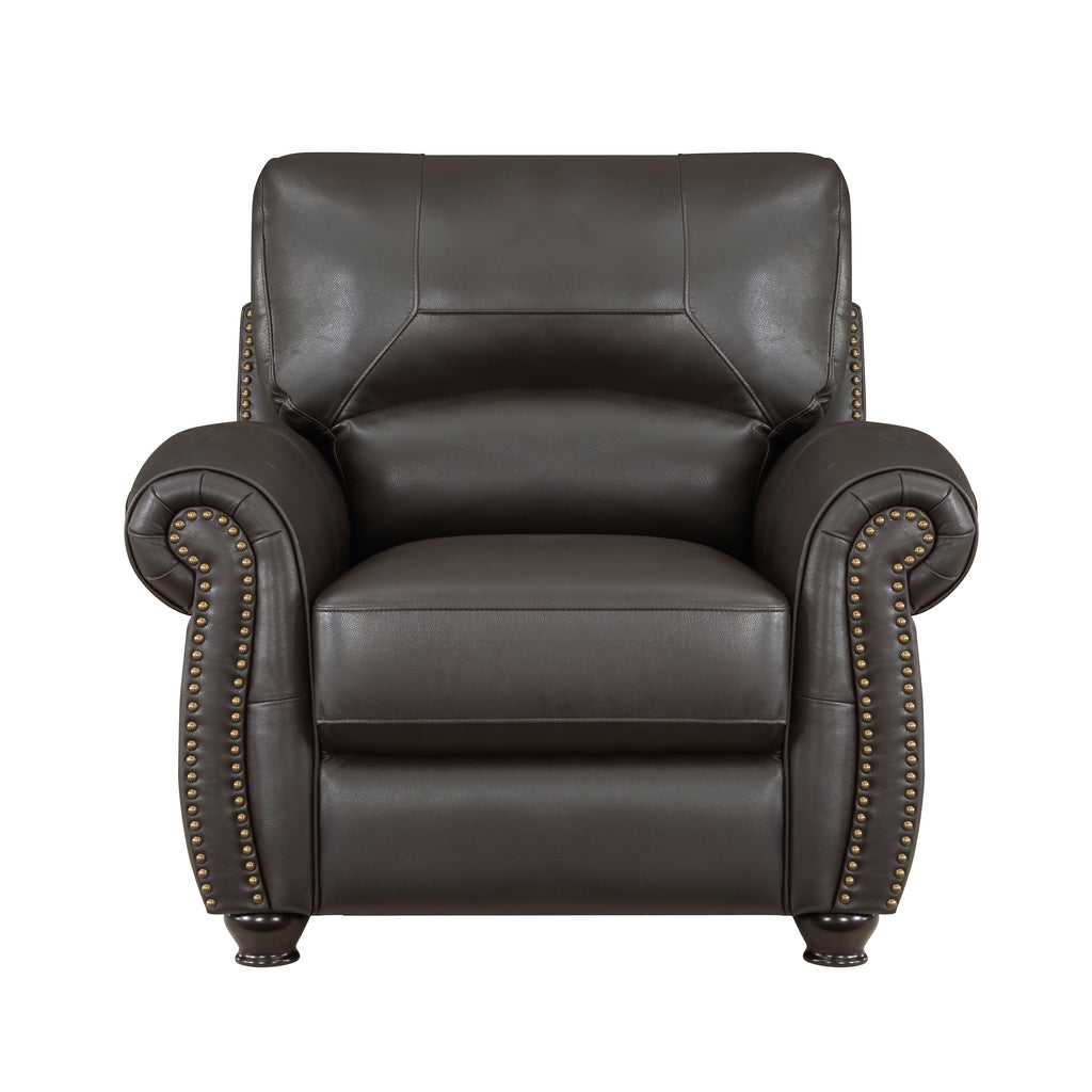 Leather Match Living Room Chair