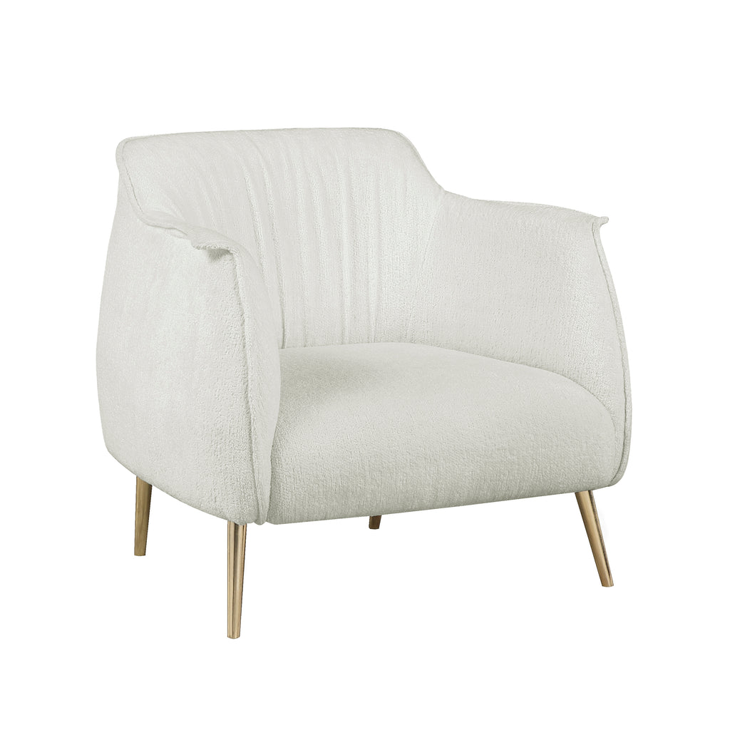 Boucle Fabric Accent Chair