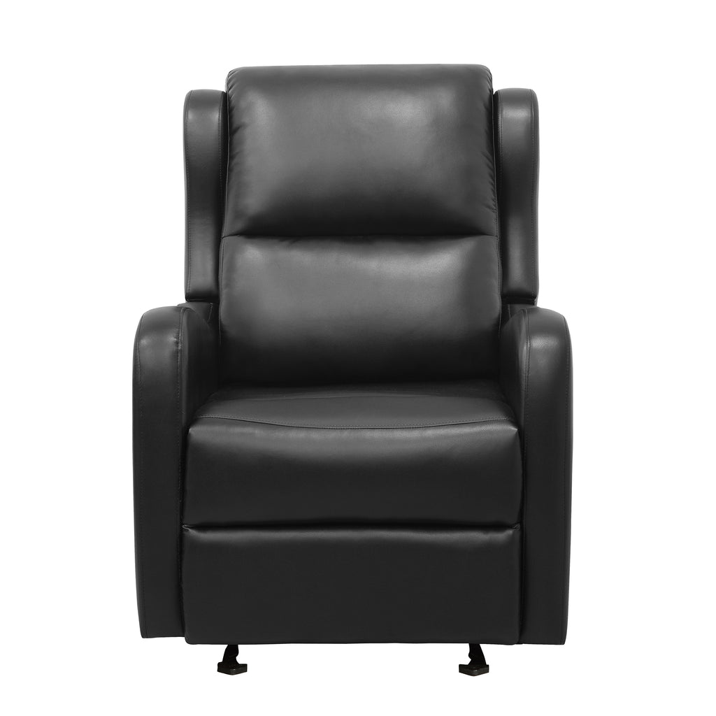 Faux Leather Glider Reclining Chair