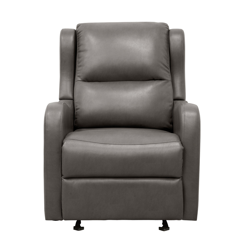 Faux Leather Glider Reclining Chair