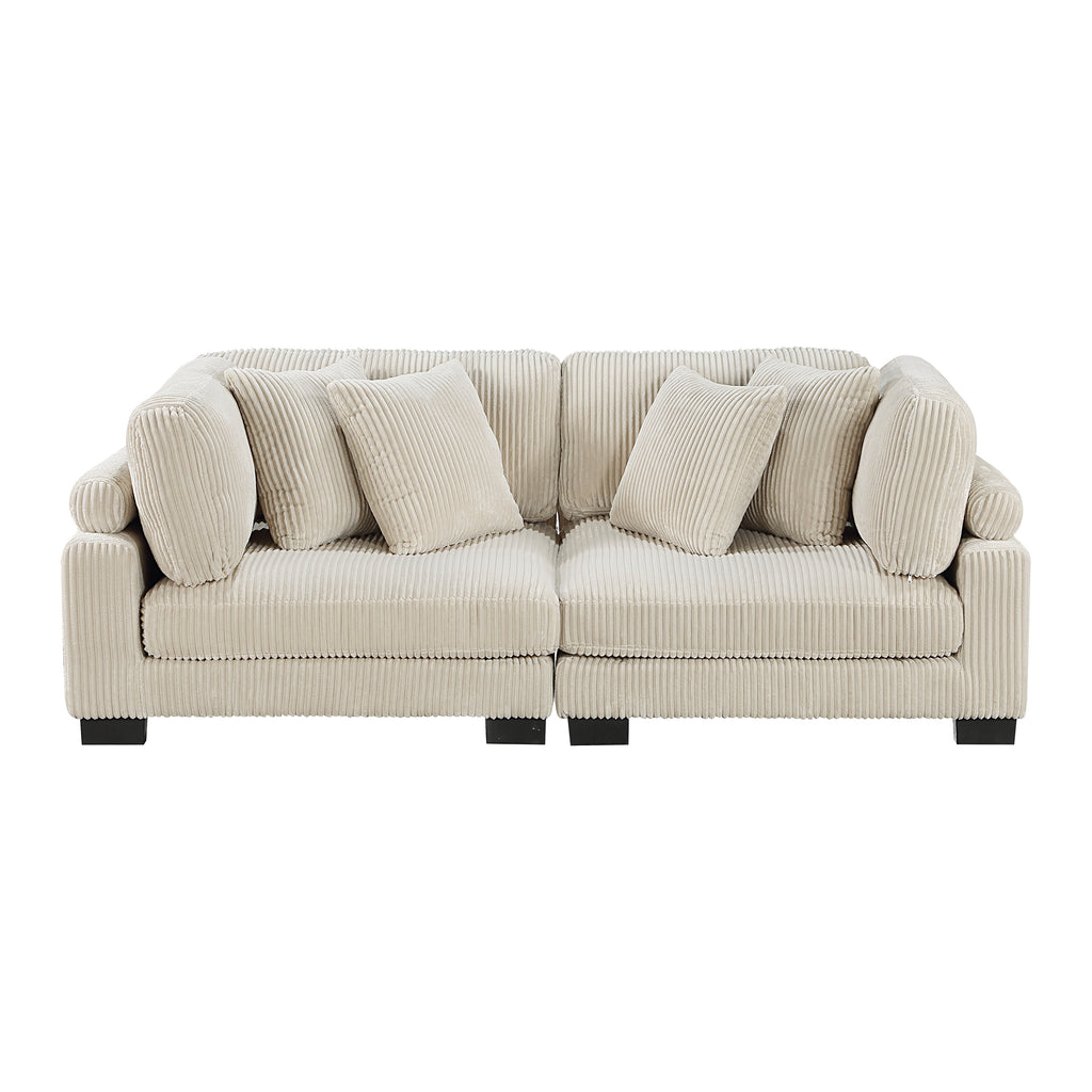 Modular Sectional Sofa, 2-Seater
