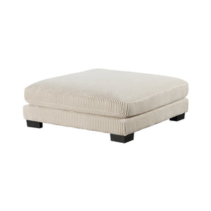Corduroy Fabric Ottoman