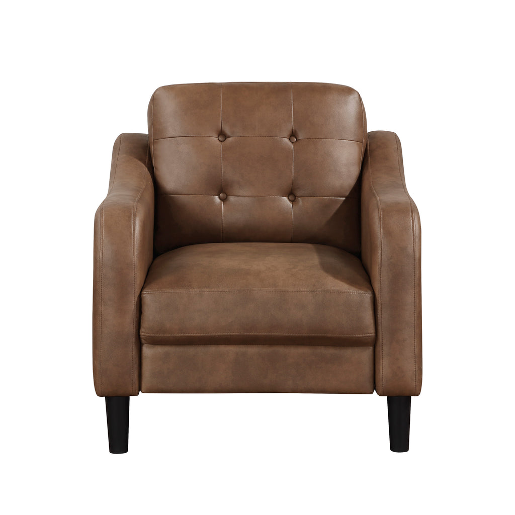 Polished Microfiber Living Room Chair