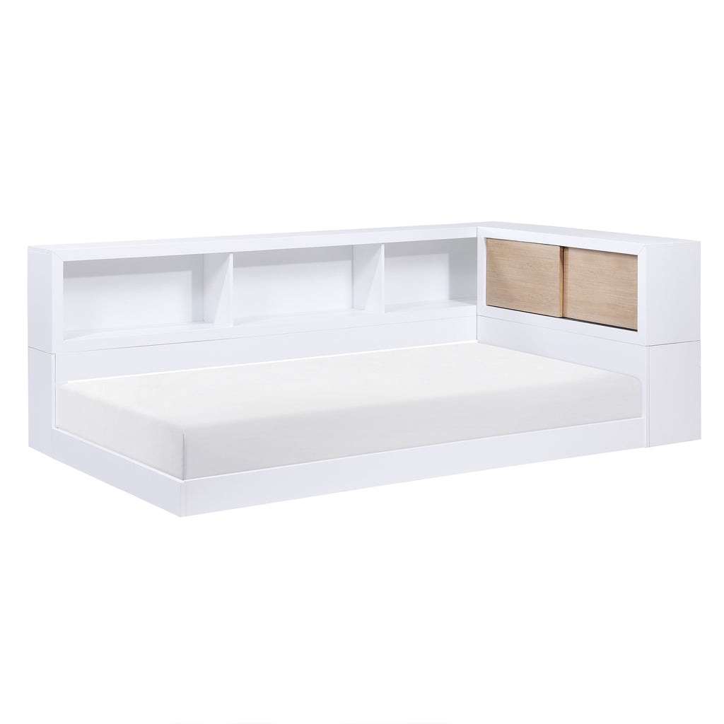 Bookcase Corner Bed, Twin