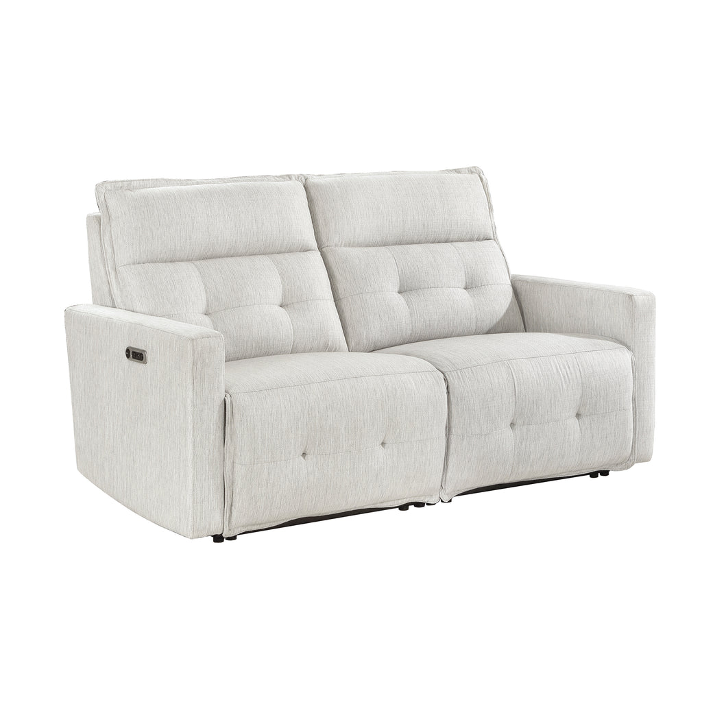 Wall-Hugger Power Double Reclining Loveseat