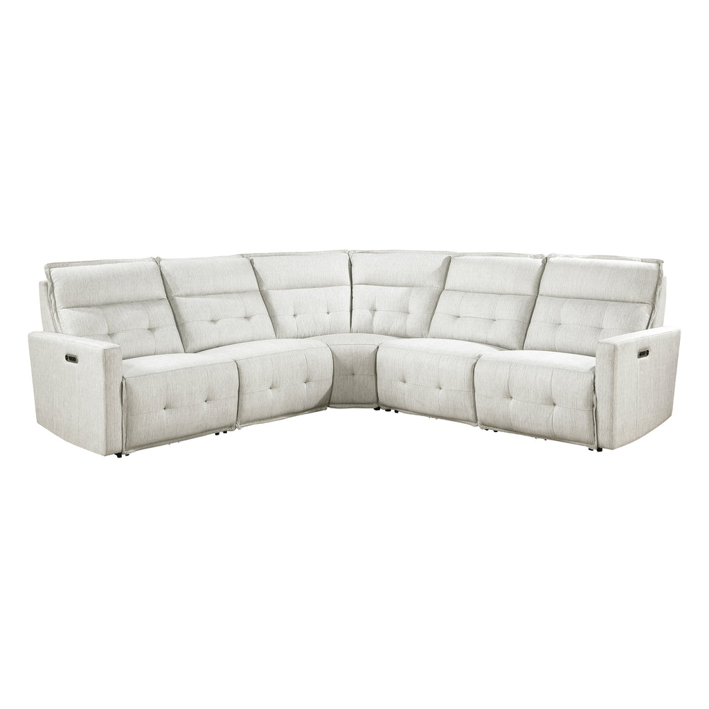 5-Piece Modular Power Reclining Sectional
