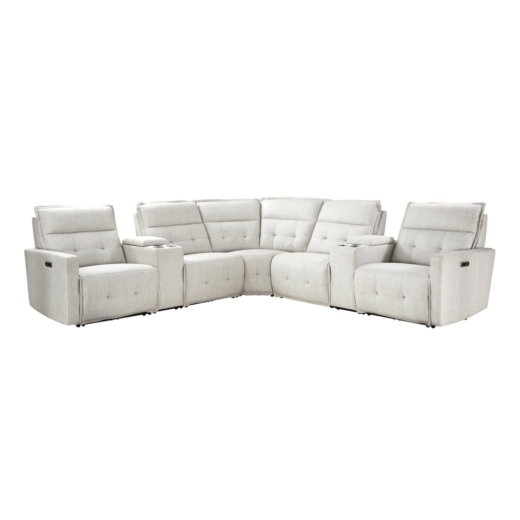 7-Piece Modular Power Reclining Sectional