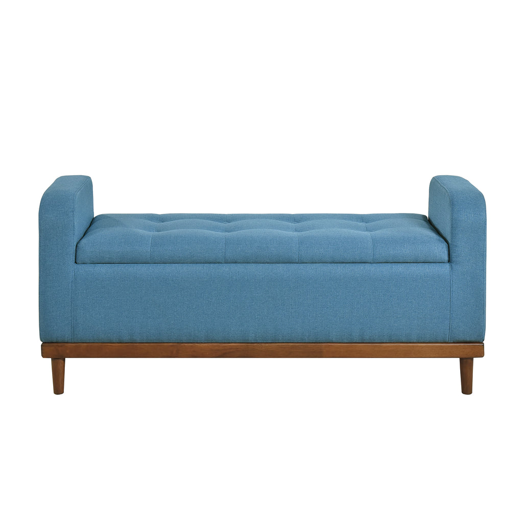 Fabric Lift Top Storage Bench