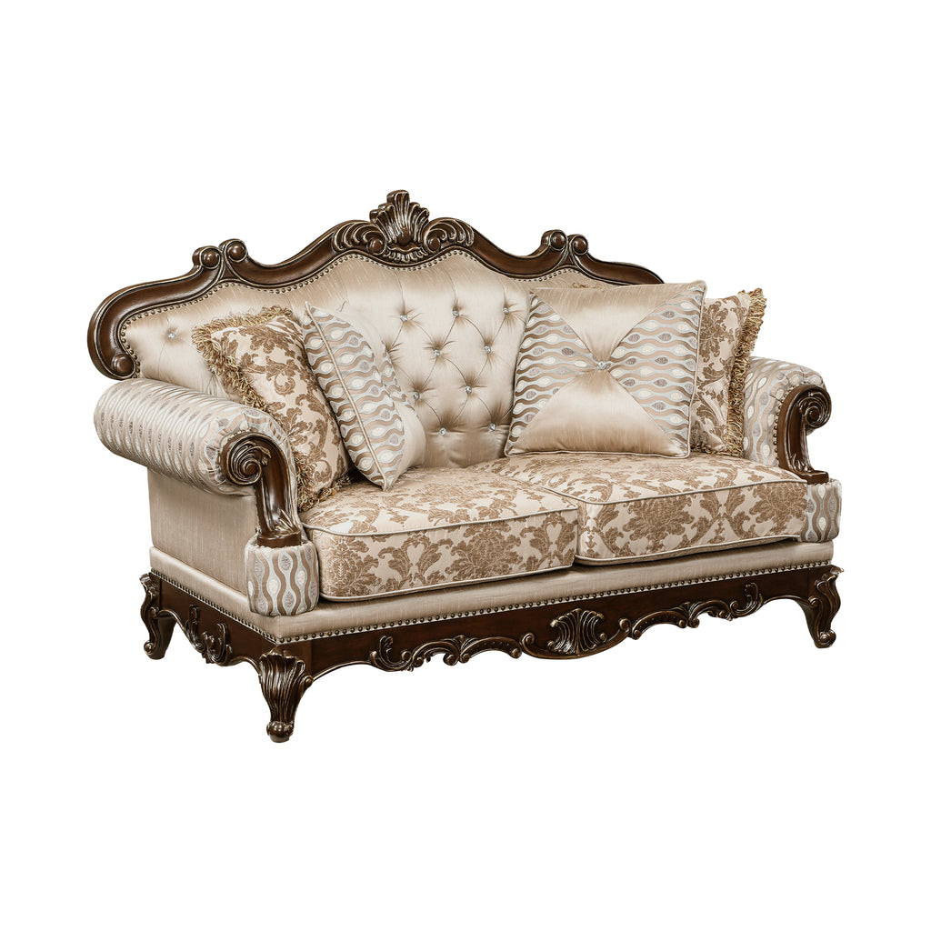 Chenille Living Room Loveseat