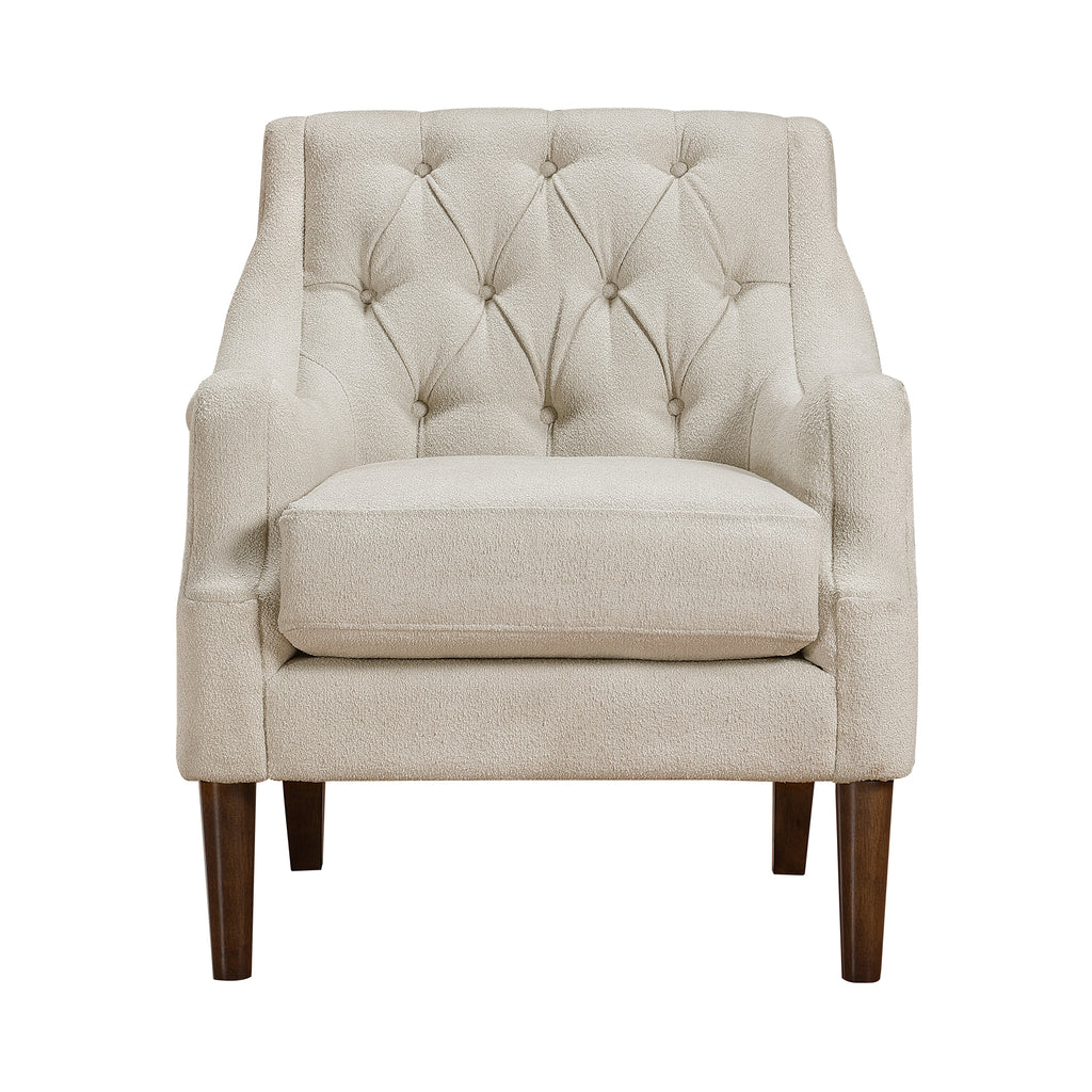 Boucle Fabric Accent Chair