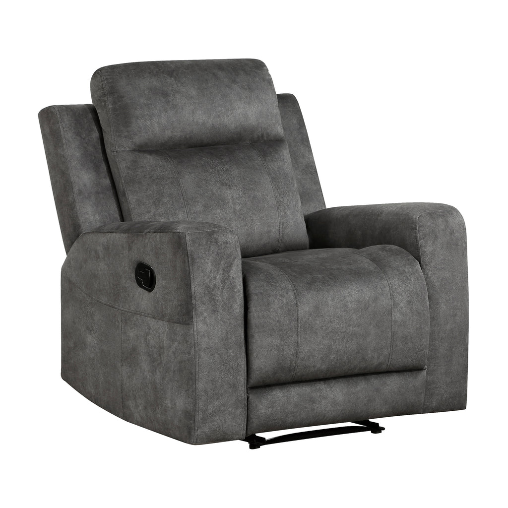 Textured Microfiber Reclining Chair