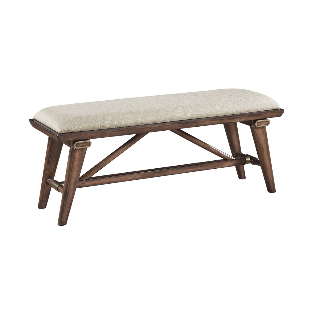 Textured Fabric Bench