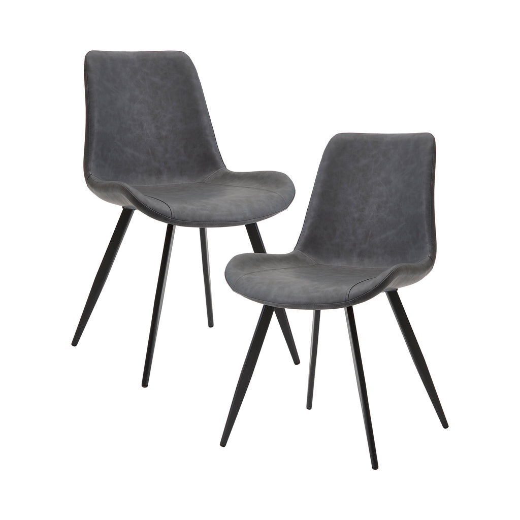Faux Leather Dining Chair, Set of 2
