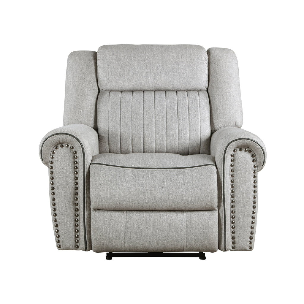 Textured Microfiber Power Reclining Chair