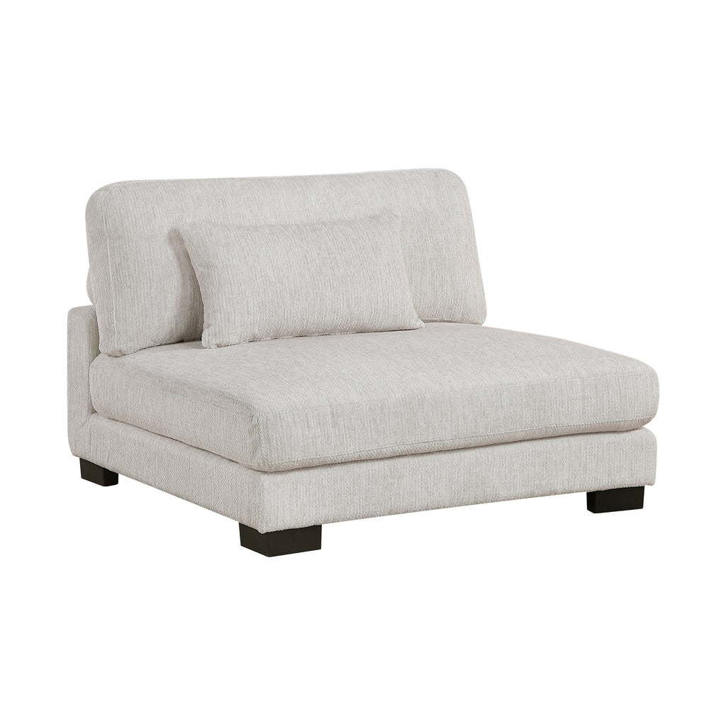 Textured Microfiber Armless Chair