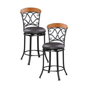 Faux Leather Swivel Chair