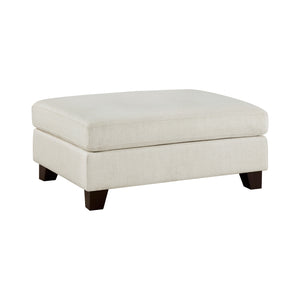 Textured Fabric Ottoman