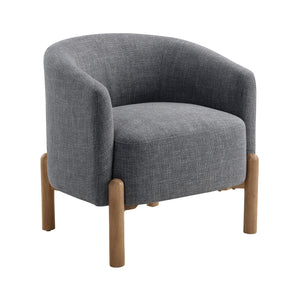 Textured Fabric Accent Chair