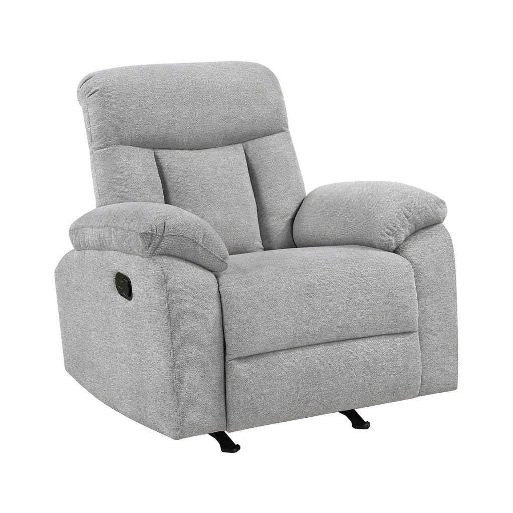 Chenille Fabric Rocker Reclining Chair