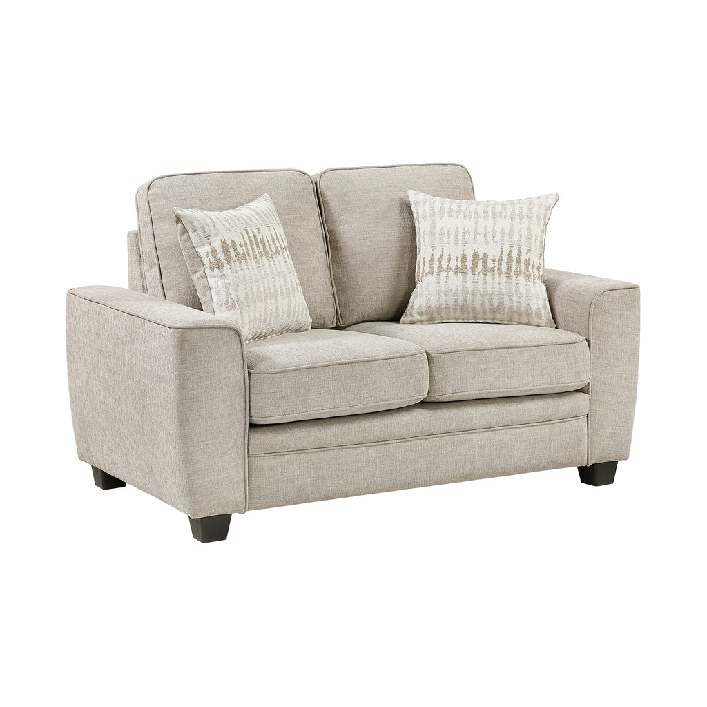 Chenille Fabric Living Room Loveseat