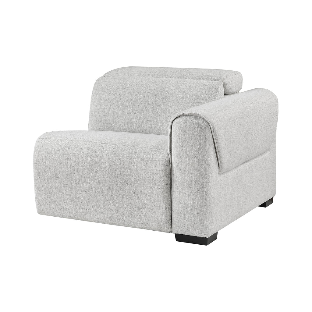 Chenille Fabric Power Right Side Reclining Chair