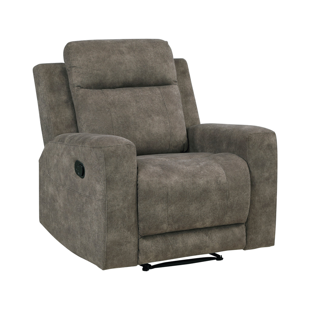 Textured Microfiber Reclining Chair