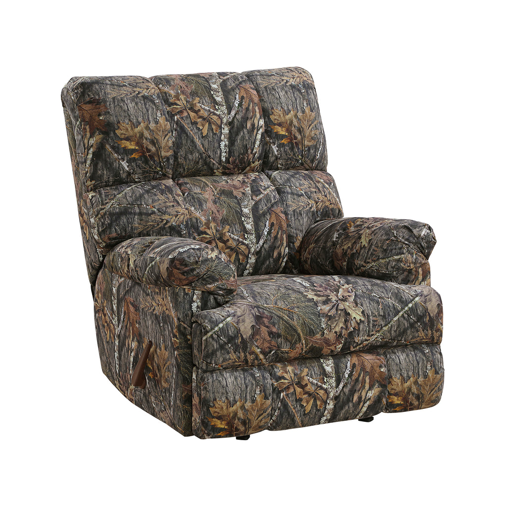 Textured Microfiber Manual Glider Reclining Chair