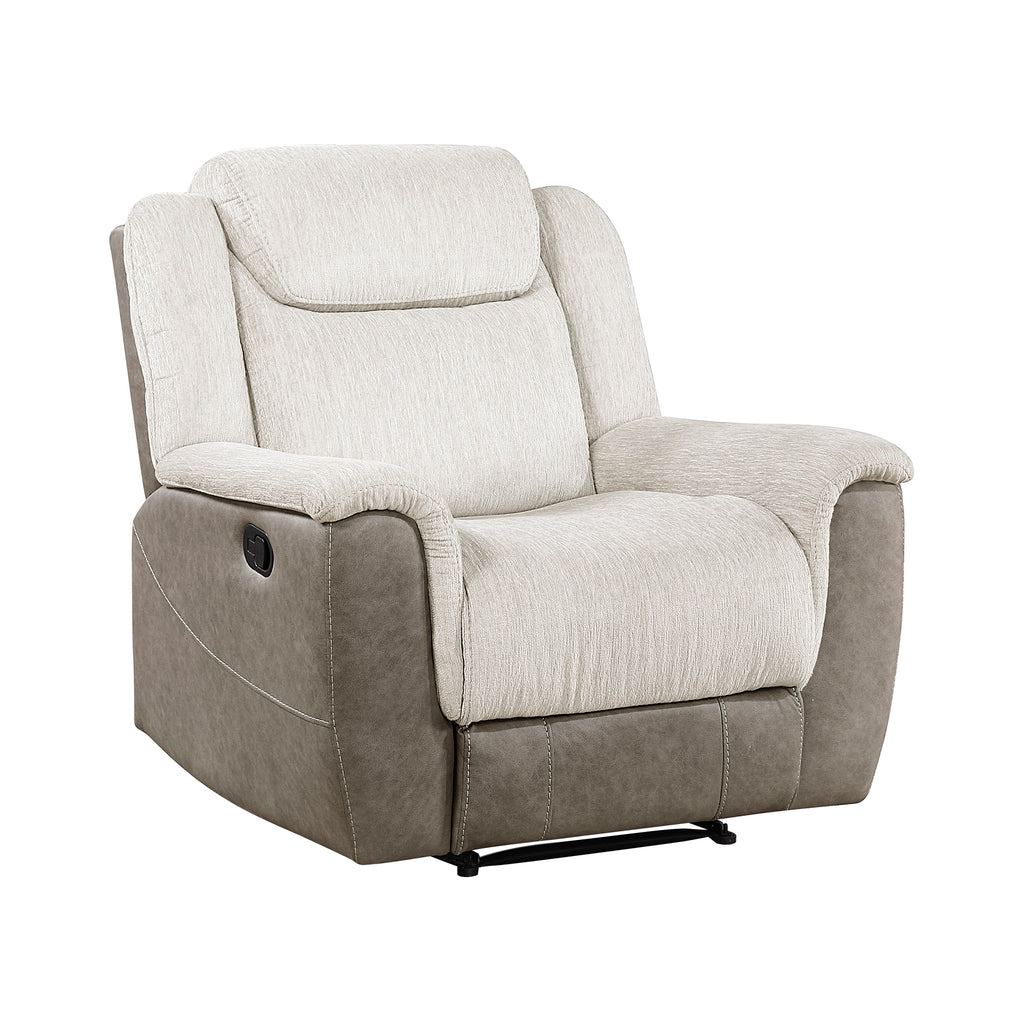 Chenille Fabric Reclining Chair