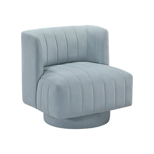 Textured Fabric Swivel Chair