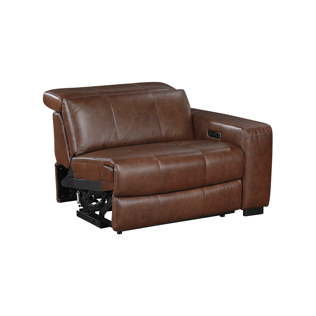 Leather Power Right Side Reclining Chair