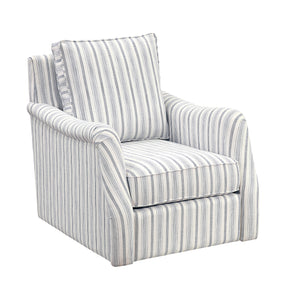 Textured Fabric Swivel Chair