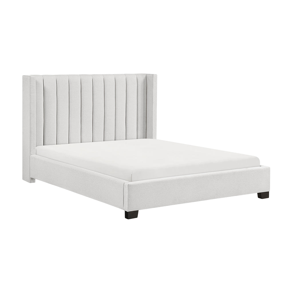 Textured Fabric Queen King Bed in a Box