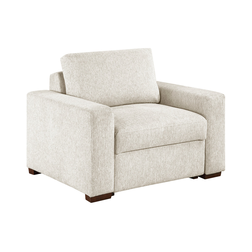 Textured Microfiber Living Room Chair