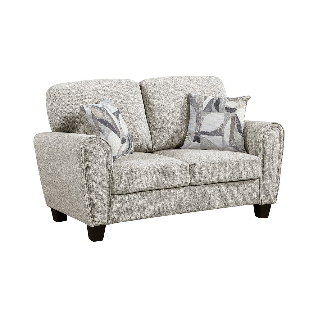 Chenille Fabric Living Room Loveseat