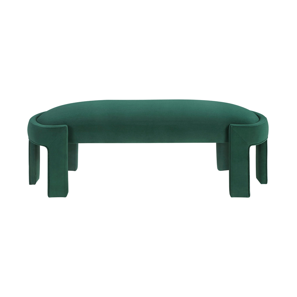 Velvet Fabric Bench