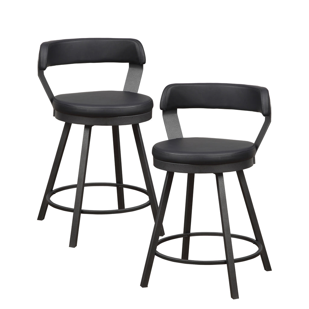 Hammond Sonya Swivel Counter Height Chair, Set of 2