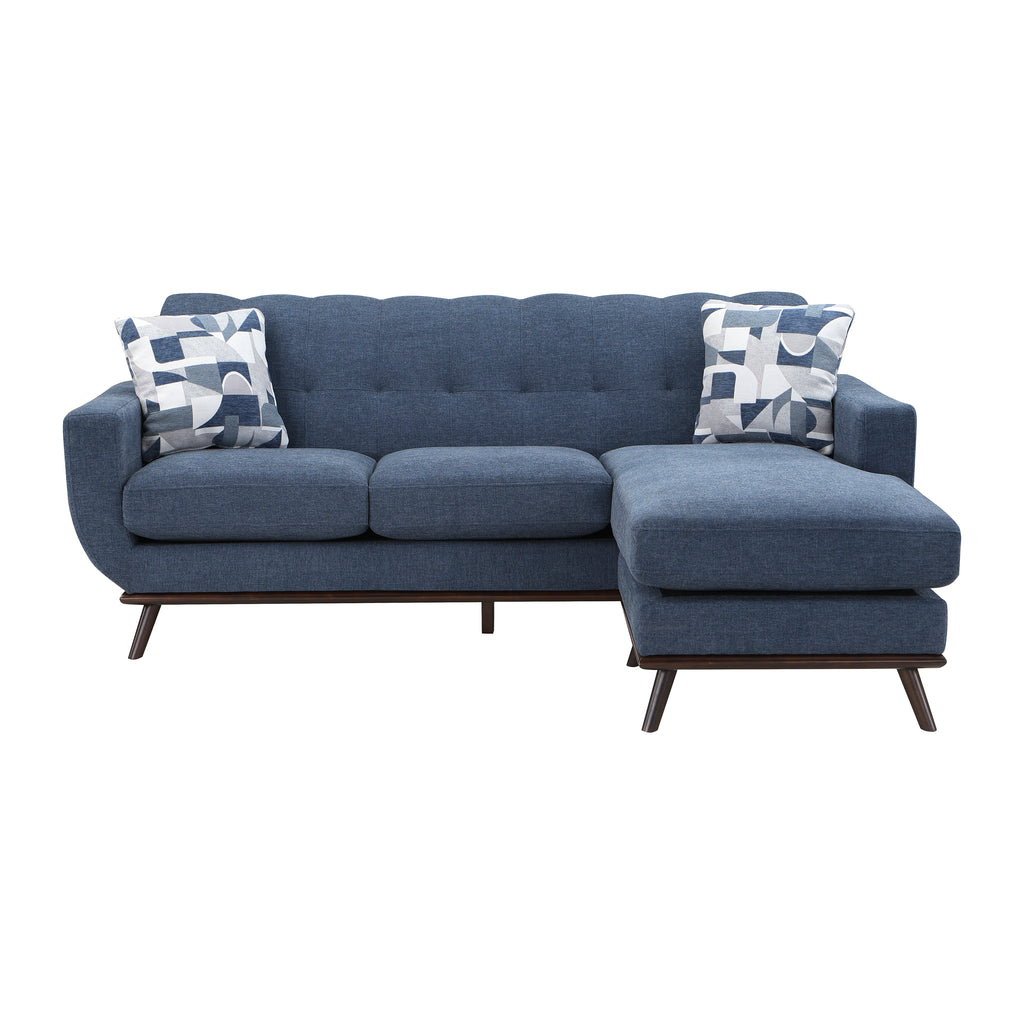 Chenille Reversible Sofa Chaise