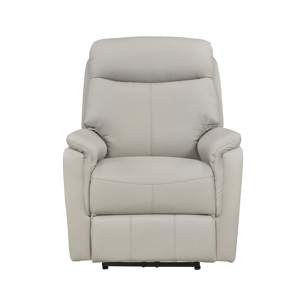 Leather Match Power Reclining Chair