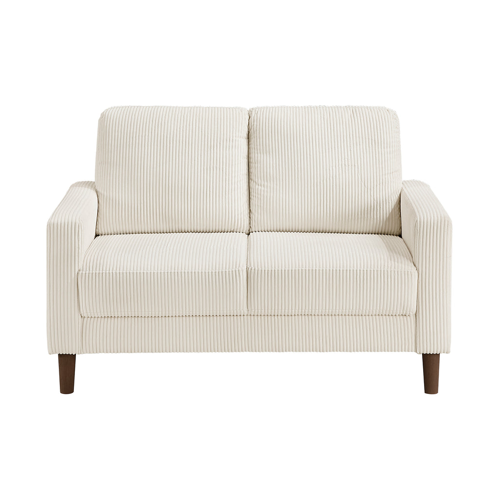 Corduroy Fabric Loveseat