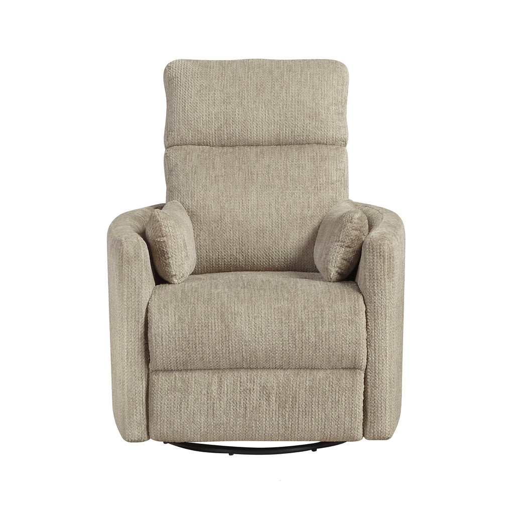 Microfiber Swivel Glider Reclining Chair