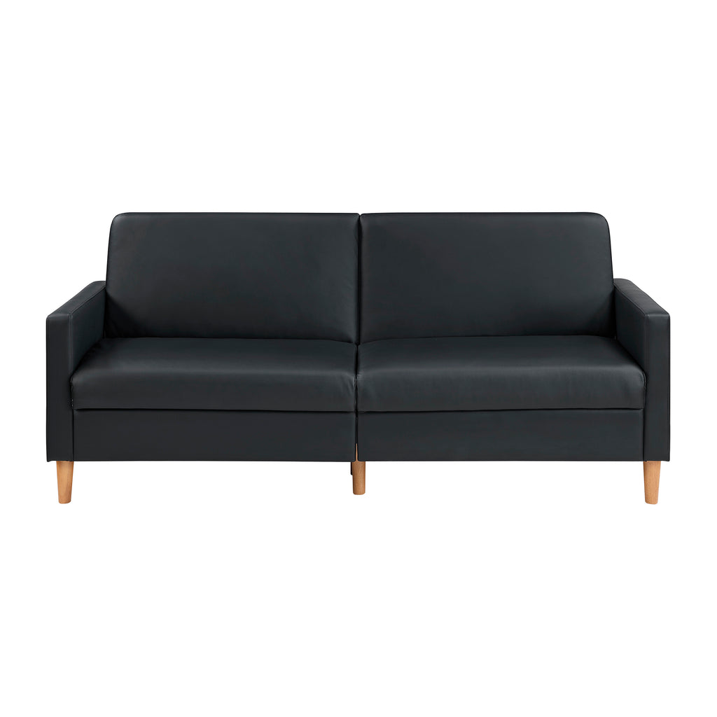 Faux Leather Elegant Lounger