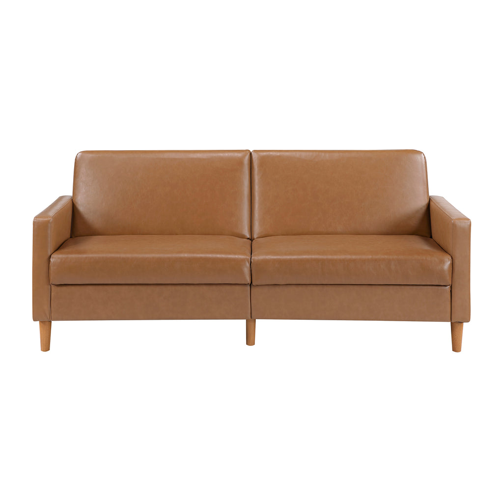 Faux Leather Elegant Lounger