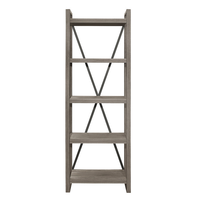 Marseille 27.5" Transitional Wood Side Pier in Weathered Gray