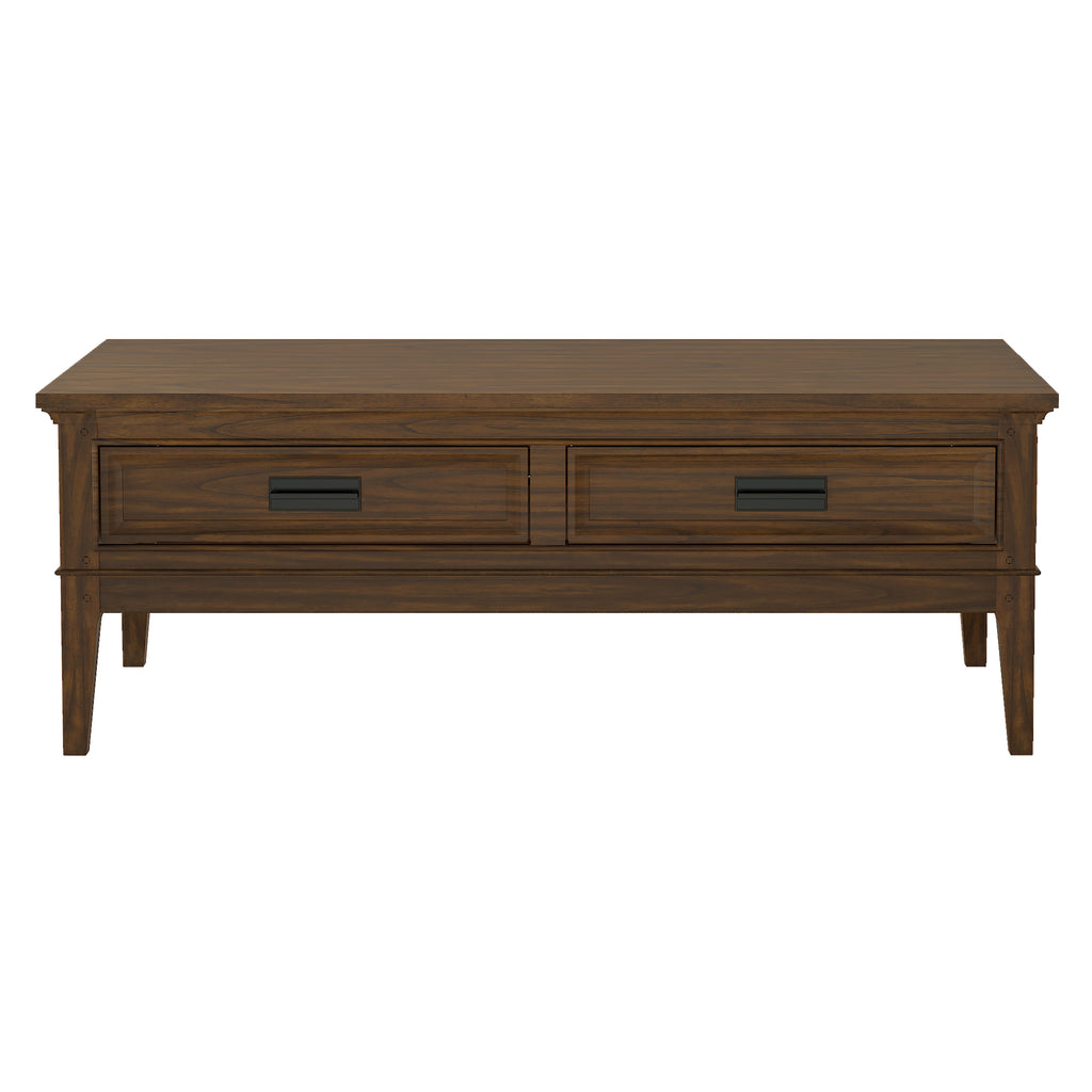 Cammie Tamsin Cocktail Table with Two Functional Drawers
